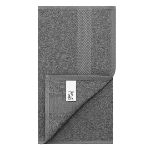 Рушник ARDESTO махровий Essence 30х50см, 100% бавовна, сірий темний (ART2230DG) | Зображення 1