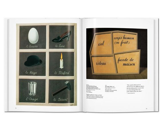 Рене Магритт книга з ілюстраціями Magritte. Marcel Paquet, Taschen книги про мистецтво живопис і художників | Зображення 6