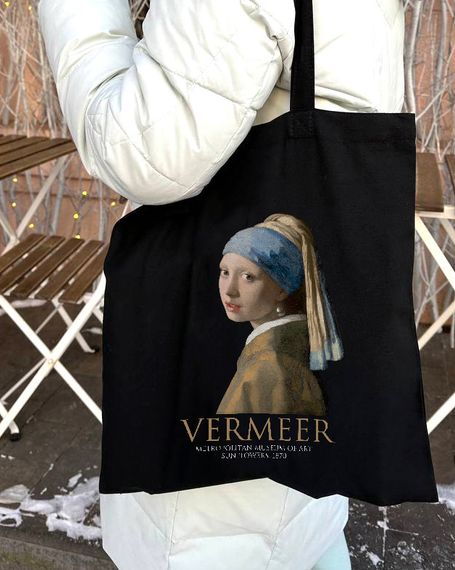 Екошопер Букопт BK4074 VERMEER "Дівчина з перловою сережкою" чорний | Зображення 9