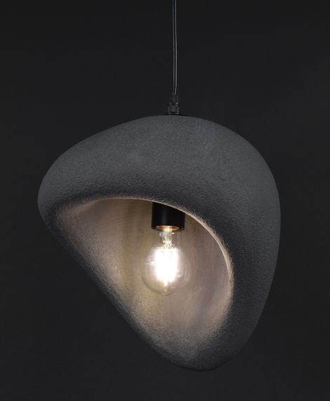 Люстра підвісна на 1 лампочку 27907 Чорний 35-160х30х30 см. | Зображення 2