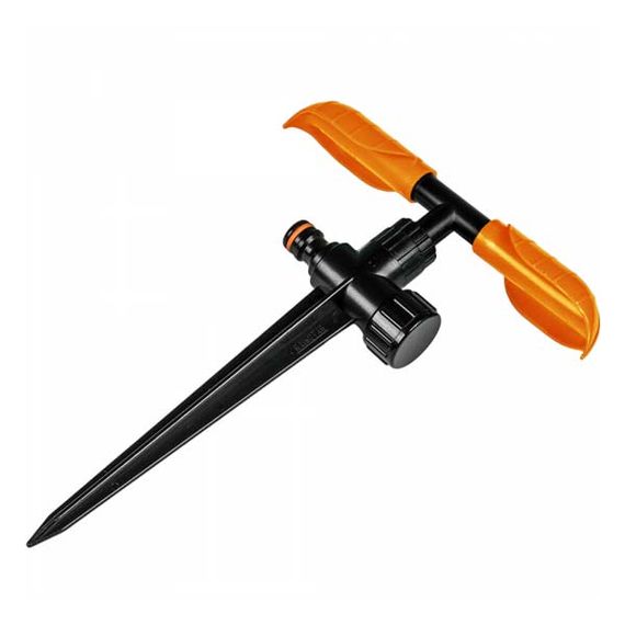 Зрошувач обертовий Bradas BLACK LINE з двома листочками на кілку ECO-PW3345