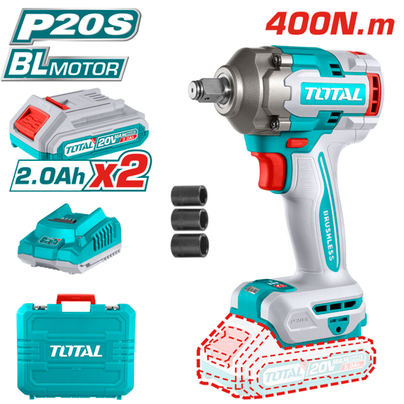 Шуруповерт TOTAL TIWLI2040 20В Li-Ion