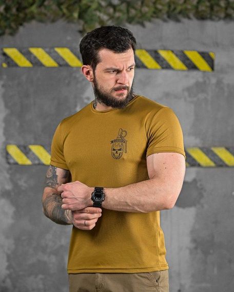 Тактична футболка для відведення поту Сапер coyot ДЛ6512 | Зображення 1