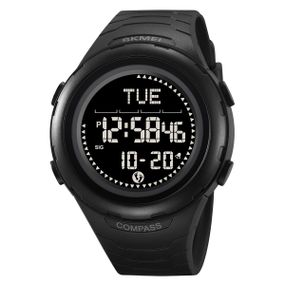 Чоловічий годинник Skmei 2166BKBK Black-Black + Compass