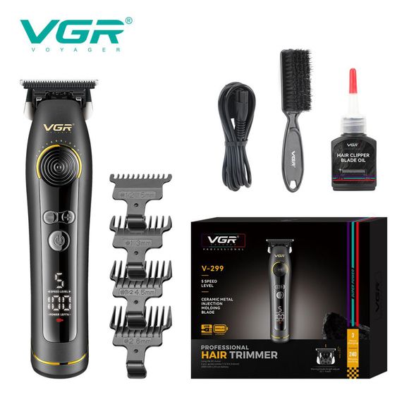 Профессиональная машинка для бритья головы, Машинка для стрижки на аккумляторная Триммер висков LC-85 | Зображення 6