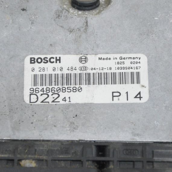 Блок керування двигуном 2.0 JTD Fiat Ducato 2002-2006 Комп'ютер ЕБУ мотора Фіат Дукато 9648608580 | Зображення 1