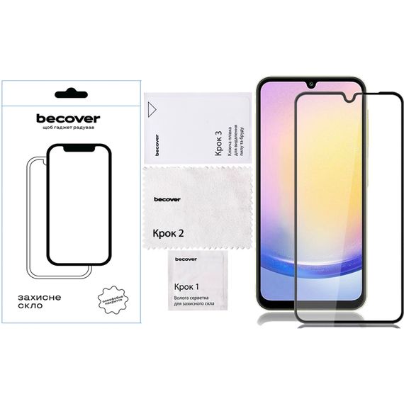 Скло захисне BeCover Samsung Galaxy A26 SM-A266 Black (712885) | Зображення 2