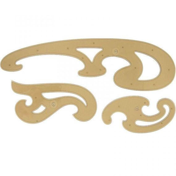 Набір лекал Koh-i-Noor №3 (великий), 3 шт. 750068 (5780)