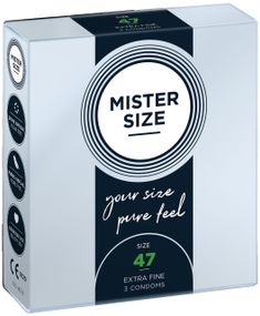 Презервативы Mister Size 47 mm (3шт) Sex Aura