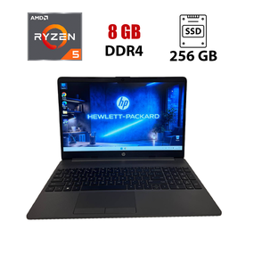 Ультрабук HP 255 G9 / 15.6" (1920x1080) IPS / AMD Ryzen 5 5625U (6 (12) ядер по 2.3 - 4.3 GHz) / 8 GB DDR4 / 256 GB SSD M.2 / AMD Radeon RX Vega 7 Graphics / WebCam б/в