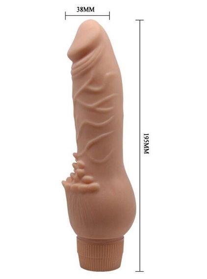 Вибратор реалистик BARBARA CLARK DILDO VIBRATOR, BW-001001R sexstyle | Зображення 6