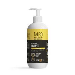 Шампунь для глубокой очистки кожи и шерсти собак и кошек TAURO PRO LINE Ultra Natural Care Deep Clean Shampoo 400 мл