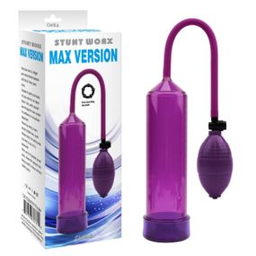 Помпа для збільшення члена Chisa Stunt Worx Max Version Penis Pump, фіолетова sexstyle