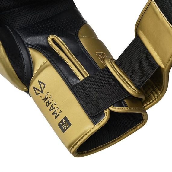 Боксерські рукавиці RDX MARK PRO SPARRING TRI LIRA 2 GOLDEN-14 унцій (капа в комплекті) | Зображення 5