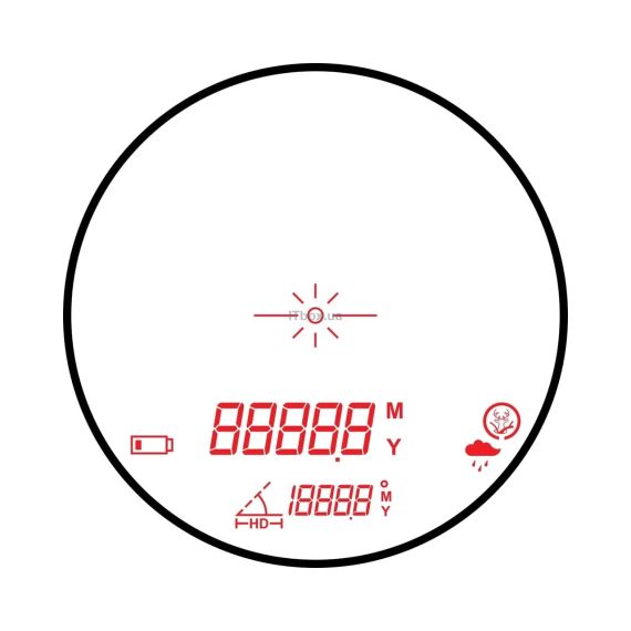 Далекомір Hawke LRF Endurance 6x21 1000м Далекомір лазерний Далекомір з лазером Тактичний далекомір | Зображення 3