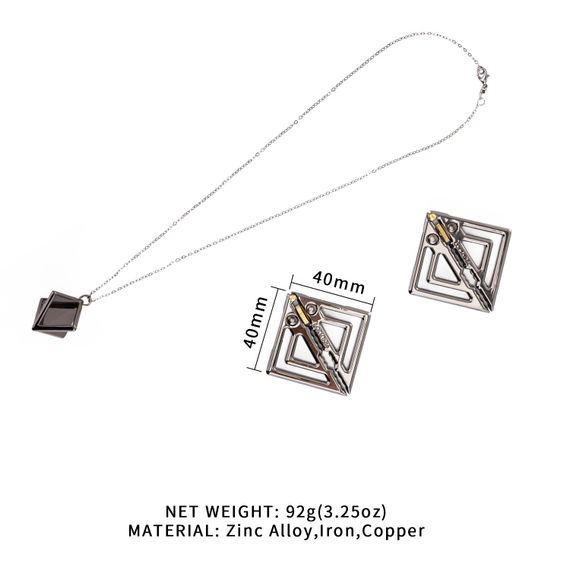 Затискачі для сосків з легкої підвіскою LOCKINK Adjustable Nipple Clamps with Light Pendant - Grey | Зображення 1