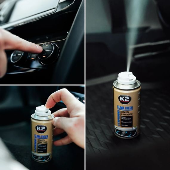 Очищувач системи кондиціонування K2 Klima Fresh "Вишня" 150 мл (K222CH) | Зображення 1