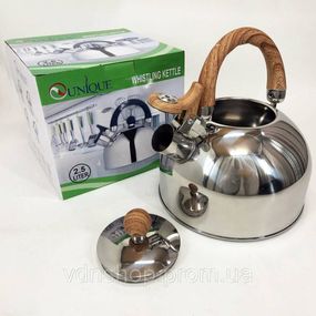 Качественный металлический чайник, Чайник металлический со свистком Обычный со свистком NA-36