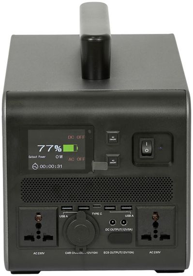 Портативна електростанція Houny 1036.8 Вт·ч/1000 Вт Портативна зарядка Електрогенератор Зарядна станція | Зображення 1