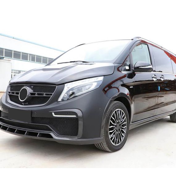 Капот V2 (2014-2019, Карбон) для Mercedes Vito/V-class W447 2014- рр | Зображення 3