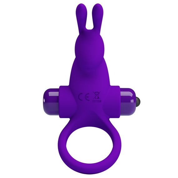 Ерекційне кільце з вібрацією PRETTY LOVE VIBRANT PENIS RING I Purple Sex Aura | Зображення 1