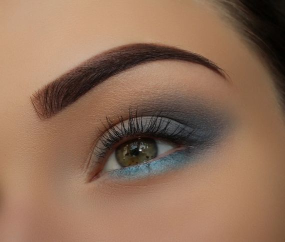 Олівець для очей WoBs Alexa eye contour pencil - E12 сіро-блакитний (матовий) | Зображення 1
