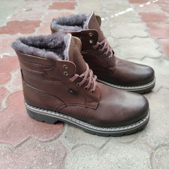 Великі зимові черевики з натуральним хутром 43 розмір | Зображення 1