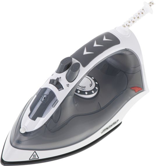 Праска Mesko MS 5037 grey 2800Вт/ 170 мл/ кераміка/ сухе прасування/ сіра | Зображення 1