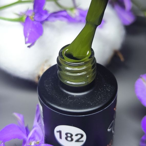 Гель-лак для ногтей Bee Nails 182 (зеленый папоротник) 8мл