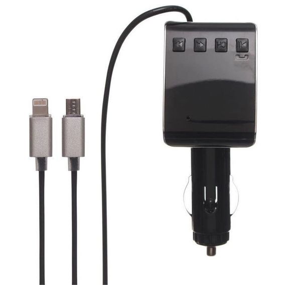 FM модулятор HZ H22 BT для авто з Bluetooth, Авто трансмітер від прикурювача, Bluetooth фм передавач | Зображення 2