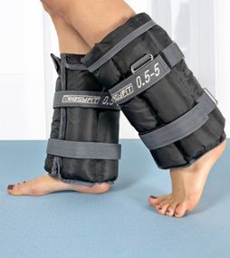 Обтяжувачі EasyFit 0,5-5 кг для ніг та рук Чорний-сірий (EF-AWTS-550)