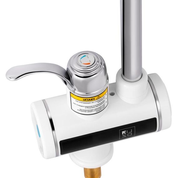 Проточный кран-водонагреватель кухонный для кухни Lidz Warm 058 LDWAR058WCR24985 White / Chrome | Зображення 2