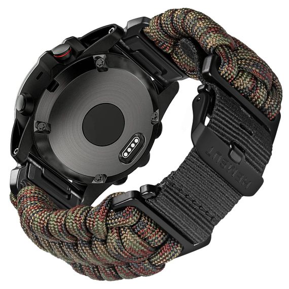 Ремешок для часов Hemsut HGA145 Rugged Paracord Military Garmin 22mm
