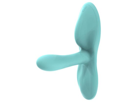 Вібромасажер - Remote Control Thrusting Vibrator Pulse Rider Turquoise Sex Aura | Зображення 6