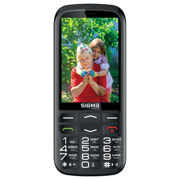 Мобільний телефон Sigma Comfort 50 Optima Type-C Black (4827798122310) | Зображення 1