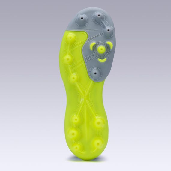 Бутси дитячі Agility 500 HG футбольні сірі/сині - EU28 UA28 | Зображення 4