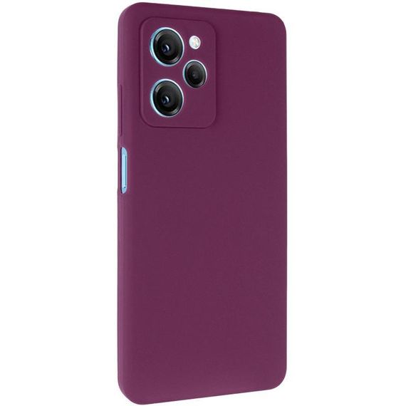Чохол Silicone Cover Lakshmi Full Camera (AA) для Xiaomi Poco X5 Pro 5G Бордовий / Marsala