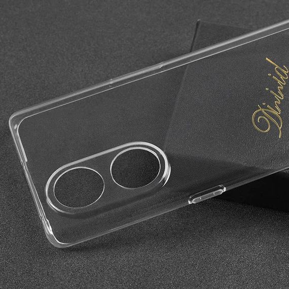 TPU чехол Epic Transparent 1,5mm Full Camera для Oppo Reno 8 T 4G Бесцветный (прозрачный) | Зображення 3