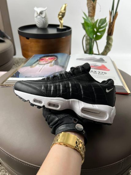 Женские кроссовки Air Max 95 Black White , Вьетнам 38 24 | Зображення 3