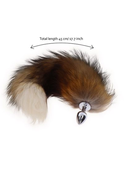 Анальный хвост с металлической пробкой Foxtail Buttplug TABOOM sexstyle | Зображення 4