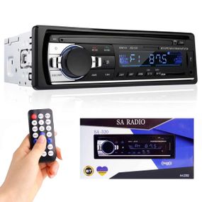 Автомагнітола з Bluetooth, 1DIN, MP3-SA-520 ISO / Магнітола з LED підсвіткою в авто / Магнітофон в машину
