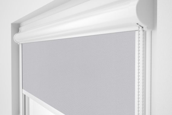 Рулонна штора Rolets Перла 2-2090-1250 125x170 см закритого типу Світло-сіра | Зображення 1