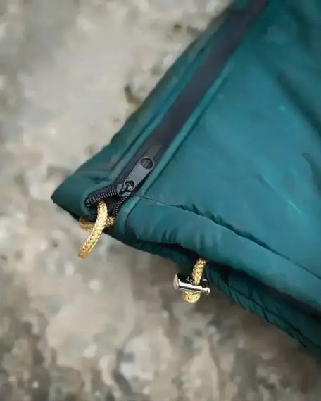 Спальний мішок зимовий ковдру на синтепоні та флісі 100х210 хакі | Зображення 2