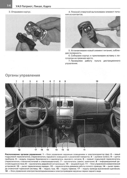 UAZ Patriot, Pickap, Cargo з 2012 р.. Посібник з ремонту й експлуатації. Книга | Зображення 5