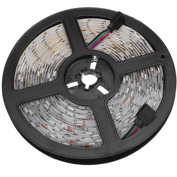 Светодиодная Led лента 5 м, 5050 RGB с блоком и пультом управления / Многоцветная лента для подсветки комнаты | Зображення 5