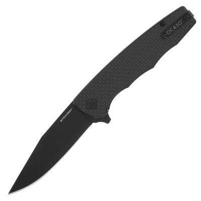 Нож Ocaso Strategy, Carbon Fiber + G-10, Black (29BCB)