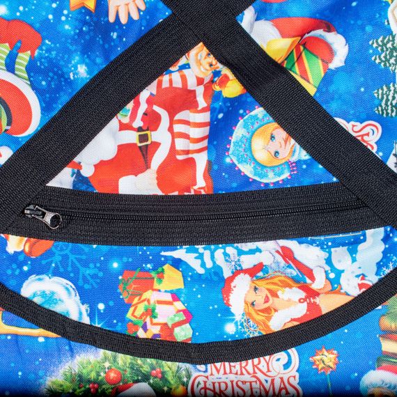 Тюбінг для катання 100 см "Новий рік" (Оксфорд, ПВХ) ватрушка надувна | Зображення 9