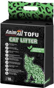 Котячий наповнювач AnimAll Tofu Green tea  10 л