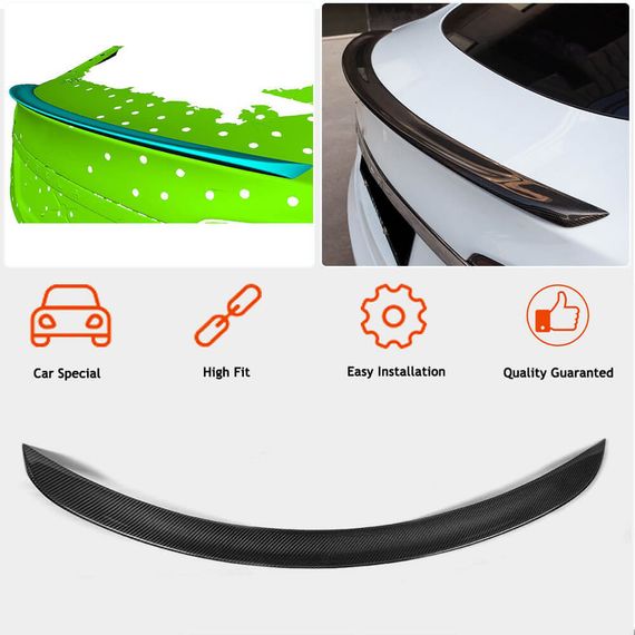 Спойлер V3 (Карбон) для Tesla Model S 2012– гг | Зображення 3