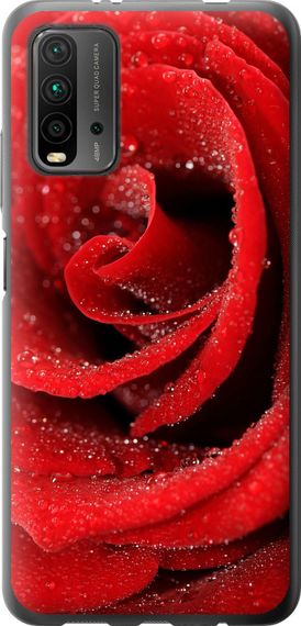 Чехол на Xiaomi Redmi 9T Красная роза "529u-2257-17620"